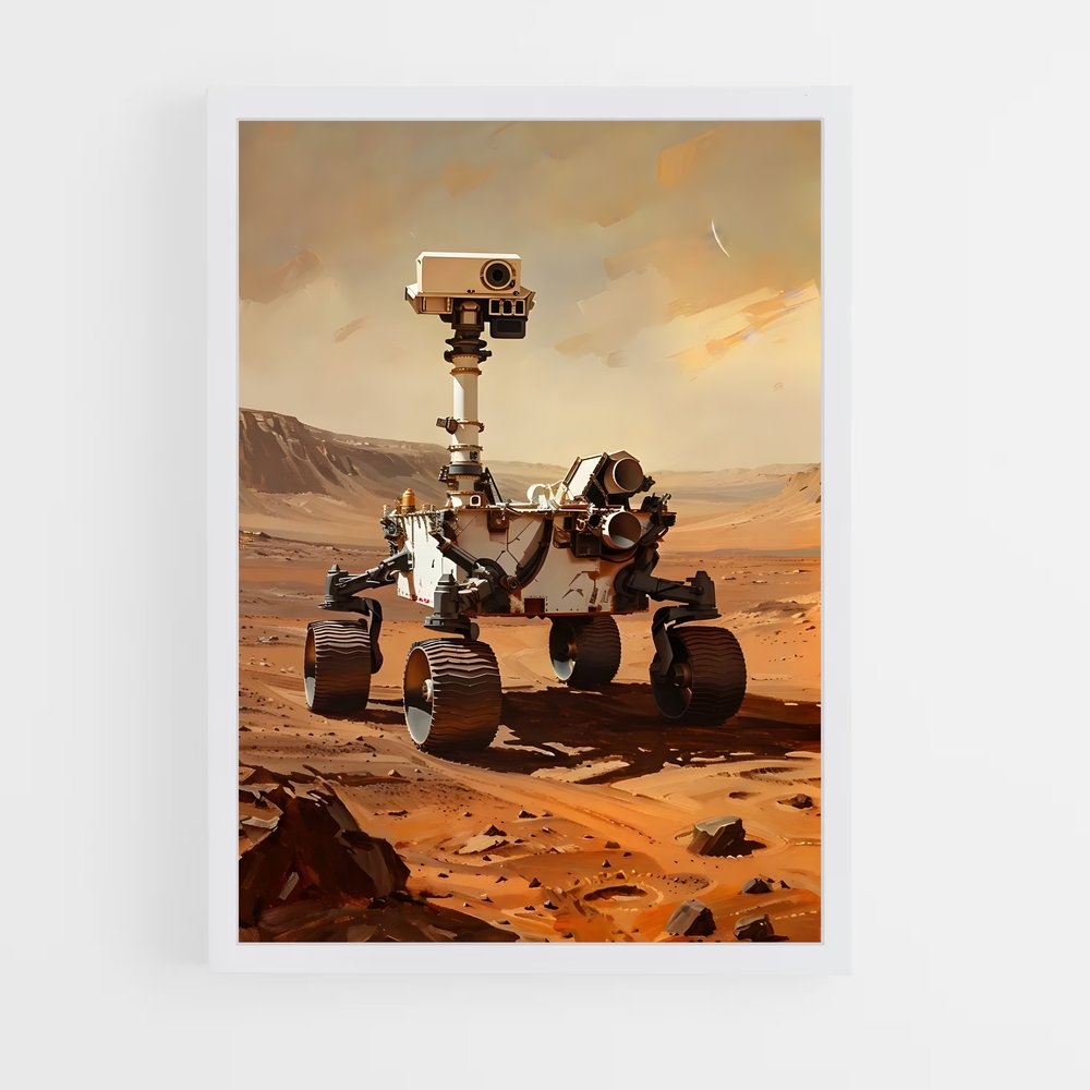 Poster Rover Explorer – affiche Astronomie (vue 3)